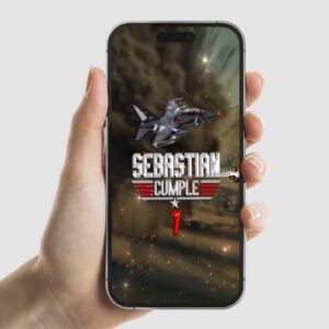 Invitación animada de Aviones de combate