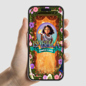 Invitación animada de Encanto (Mirabel)