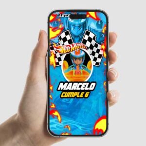 Invitación animada de Hotwheels 2