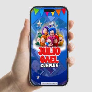 Invitación animada de Oddbods