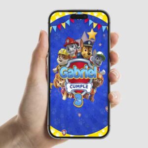 Invitación animada de  Paw Patrol 2