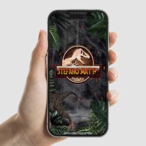 Invitación animada de Jurassic Park