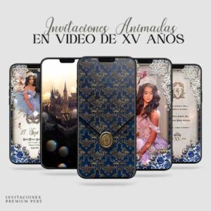 Invitación animada de 15 años