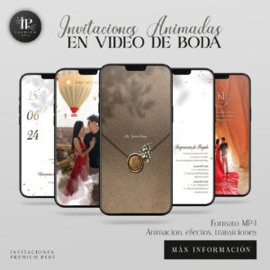 Invitación animada de bodas en video